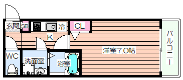 【間取り】 | アッシュメゾン鷺洲