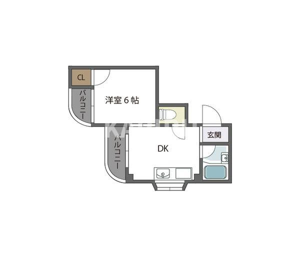 ウエンズ緑橋の間取り