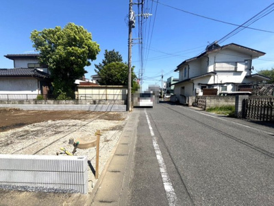 【前面道路含む現地写真】 | Blooming garden加須市大門町2期 | 前面道路含む現地写真です
