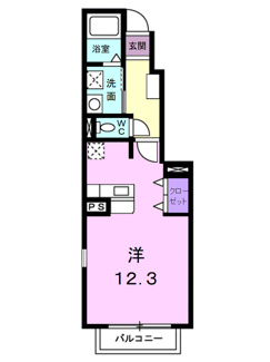 【間取り】 | クレメント・エヌ　Ｂ