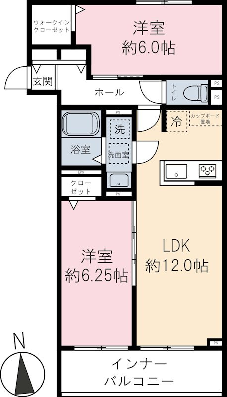 カーサファルコの間取り