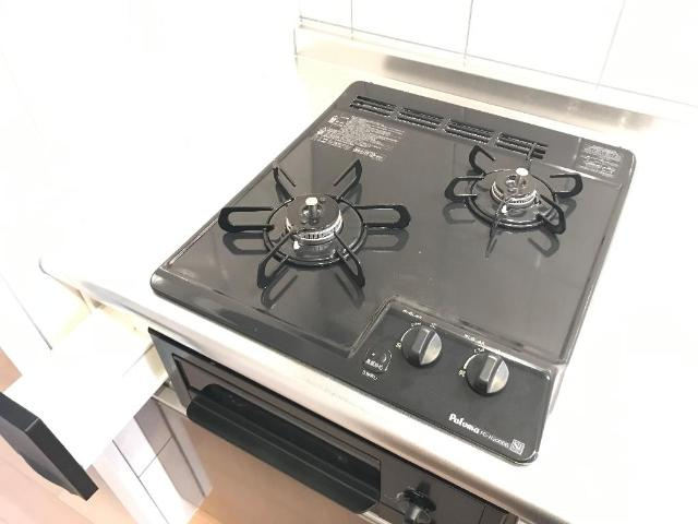 グレイシャスのキッチン|２口コンロ