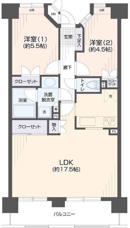 パークエステート博多の間取り|間取り図です☆