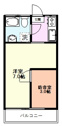 【間取り】 | OGAWAコーポ、101号室、１SＫ