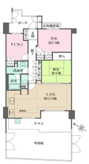 【間取り】 | テラス氷川台 | 間取りです。
