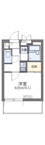 レオパレスコントワール御影石町の間取り