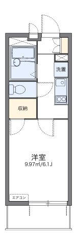 レオパレストライズ２の間取り