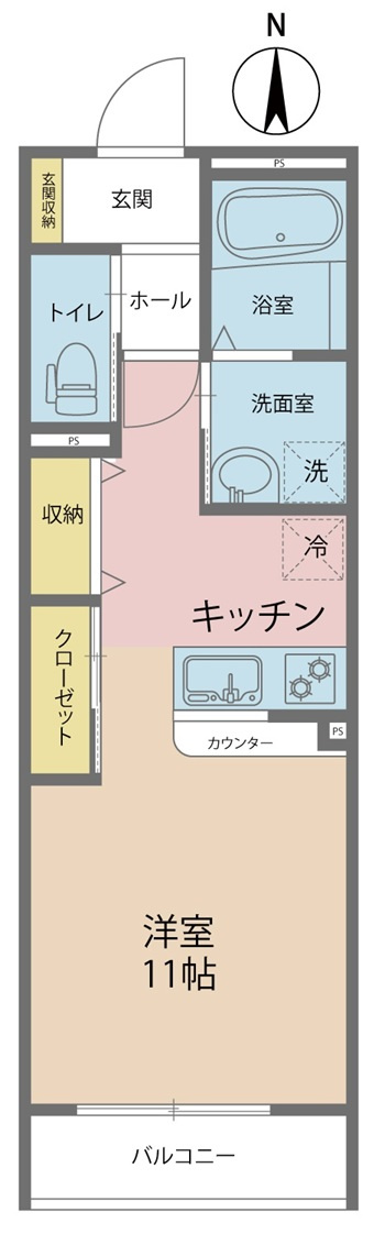 エミネンスAWARAの間取り
