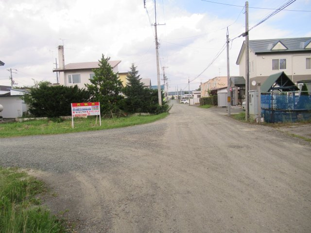 北見市東相内町9番96　売地の前面道路含む現地写真