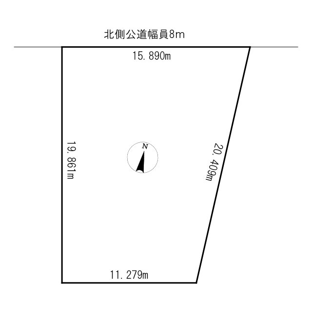 売土地　北光の土地図