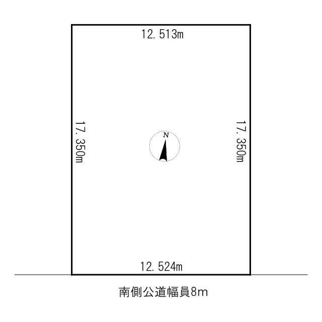 売土地　美山町南７丁目の土地図