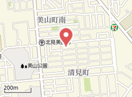 売土地　美山町南７丁目の地図