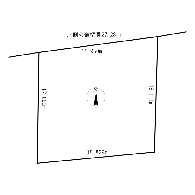 売土地　相内町の土地図