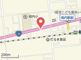 売土地　相内町の地図