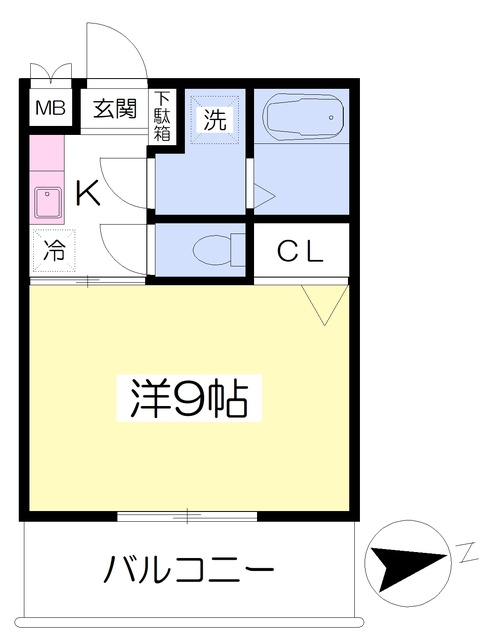 サンハイツ元町 の間取り