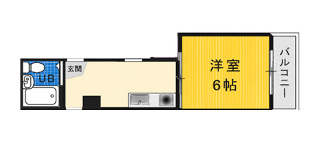 ヴィラ堺の間取り