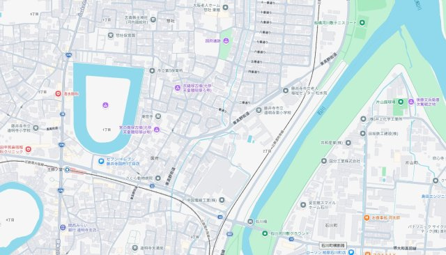 藤井寺市梅が園町　第2期　新築一戸建ての地図