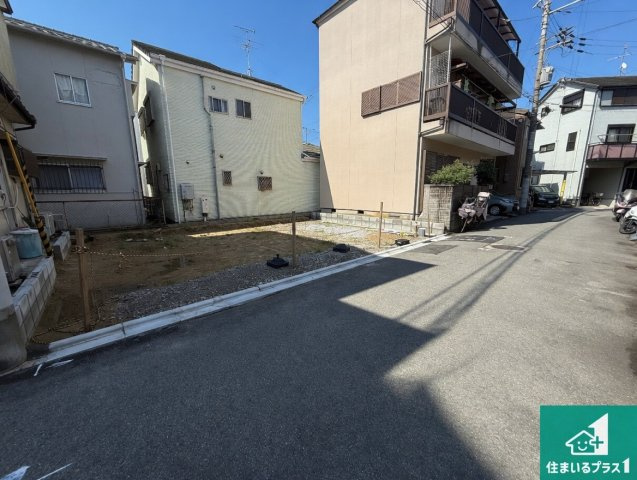 藤井寺市梅が園町　第2期　新築一戸建ての前面道路含む現地写真|現在建築中！落ち着いた街並みで新生活を始めることが出来そう！周辺の物件も併せてご紹介させて頂きます！