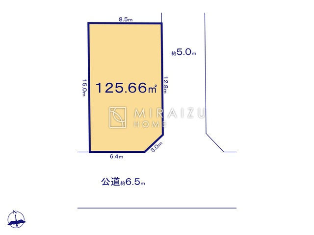 【土地図】 | 開放感のある、閑静な住宅街に位置しています。陽の光をたっぷりと浴びながら気持ち良く生活が出来ます。夢のマイホーム、夢ではなく実現出来ます！見学・ご相談等、お気軽にご連絡下さい。
