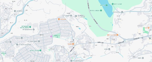 神戸市須磨区緑が丘　第2期　新築一戸建ての地図