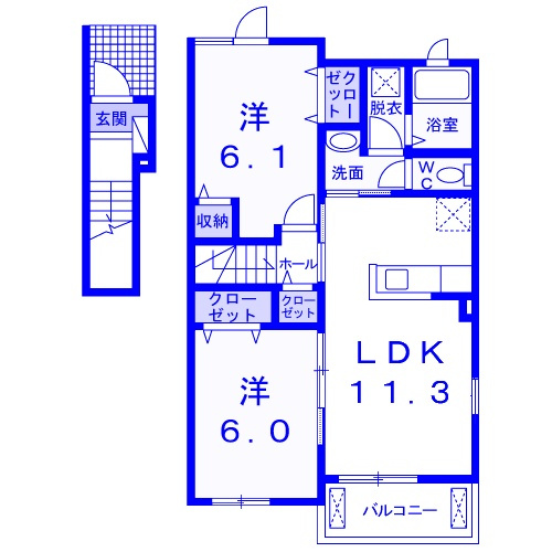 アグレアーブルの間取り