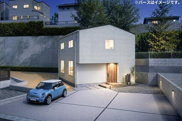 上宗方　新築の完成予想図|※外観パースはイメージです。現況と異なる場合は現況を優先させていただきます。
