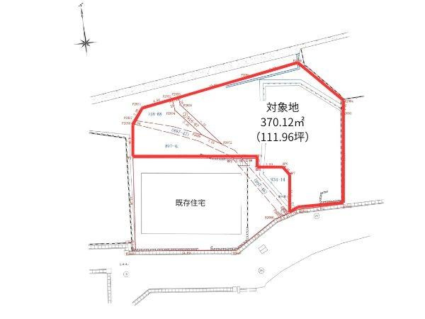 上宗方　新築の区画図