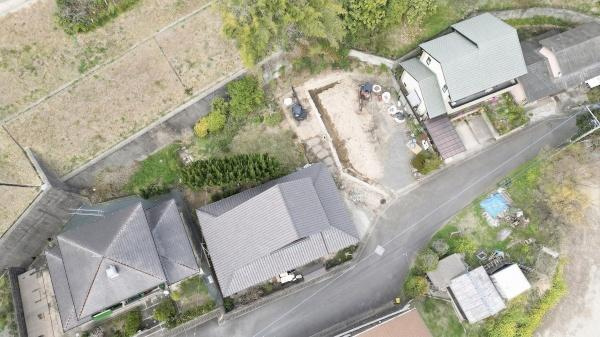 上宗方　新築の前面道路含む現地写真|※分筆後、多少面積の増減可能性があります。