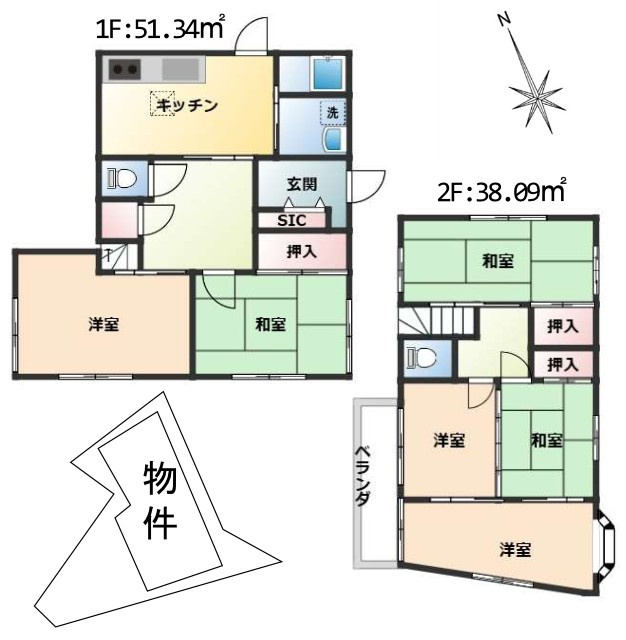 中古戸建　川越市砂新田