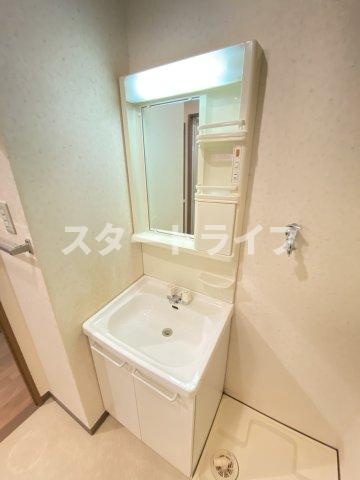 大阪市淀川区西宮原２丁目の賃貸マンションの洗面所