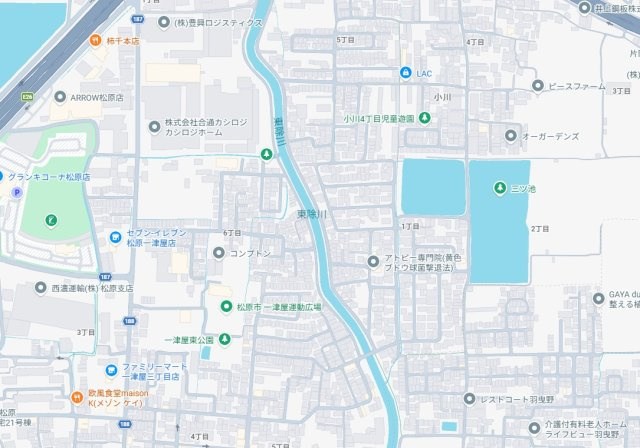 29(土)30(日)現地説明会！◆松原市小川　の地図