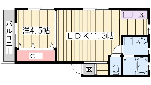 グランシャリオⅣの間取り