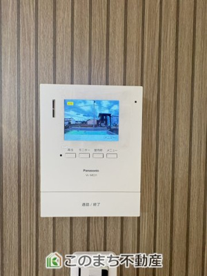 【セキュリティ】 | ワイウッドコート小山市中久喜第1期　 | お子様のお留守番や急な来訪者にも安心対応☆録画機能付きTVモニターホン☆