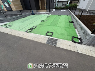 【駐車場】 | ワイウッドコート小山市中久喜第1期　 | お車2台駐車可能です☆

