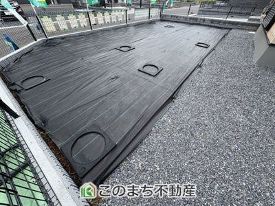 【庭】 | ワイウッドコート小山市中久喜第1期　 | 広々としたお庭でプール遊びやBBQを楽しめます☆