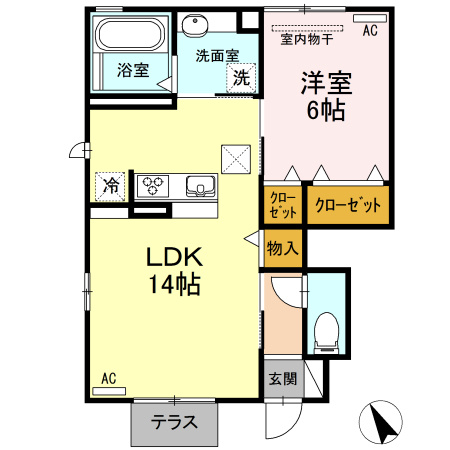 【間取り】 | ブリーゼⅡ