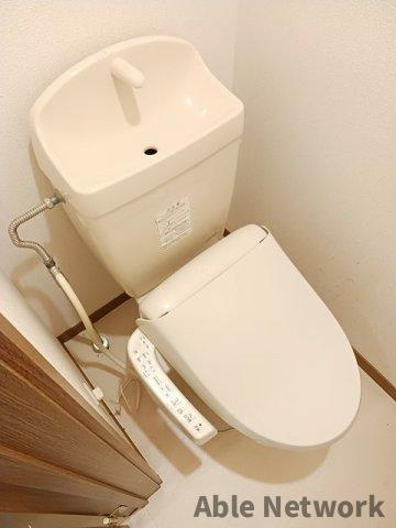 ヴィラ サンライズ ドリームⅡのトイレ|温水洗浄便座