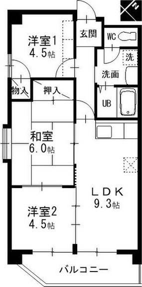 リリカル7の間取り