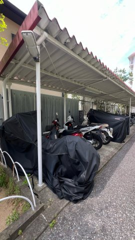 ローズハイツ夙川の駐輪場|バイク置き場