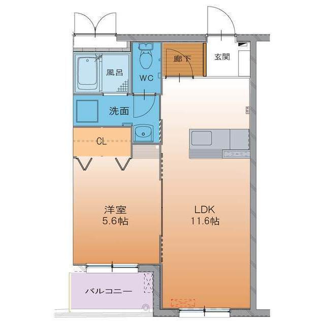 あったかハイツの間取り