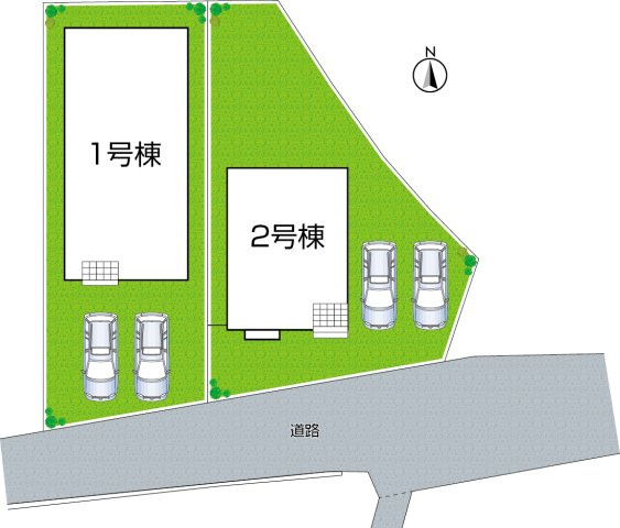 西脇市上野　第3期　新築一戸建ての区画図|全2区画