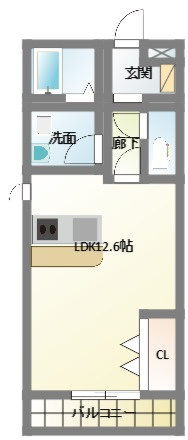 オーハネレジデンスの間取り