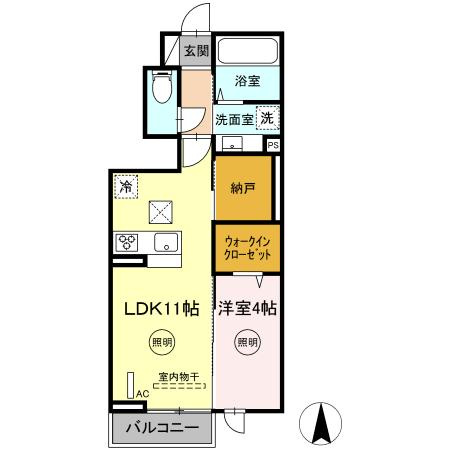 D-ROOM徳益駅前の間取り