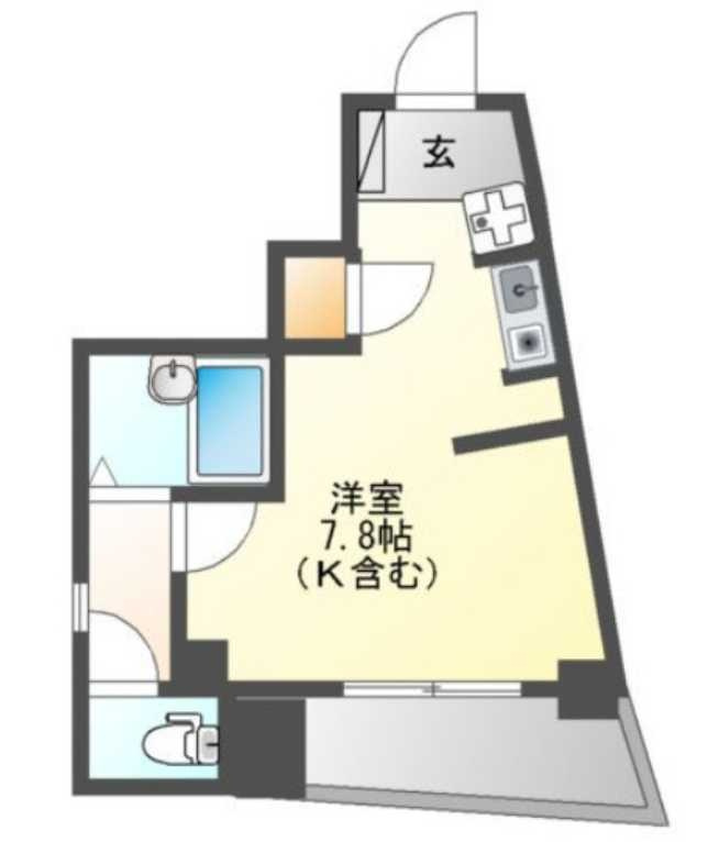セリーヌ池尻大橋　ペット相談　ネット無料　礼金0　駅近の間取り