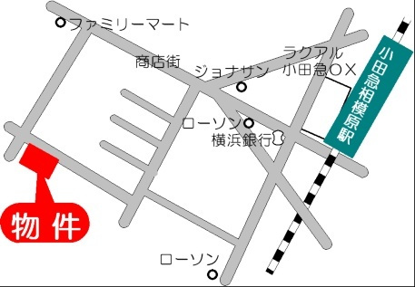 ビバーチェの地図|便利な立地