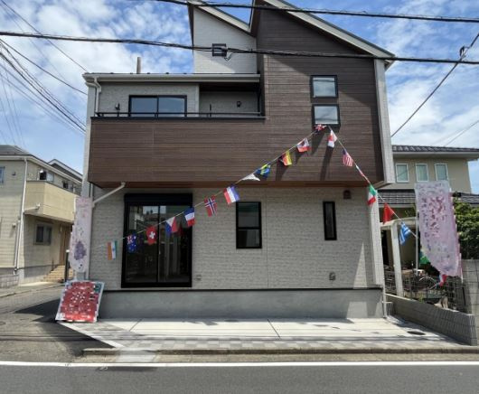 【新築】川越市岸町2丁目新築住宅 全1棟の外観|税制優遇の長期優良住宅です