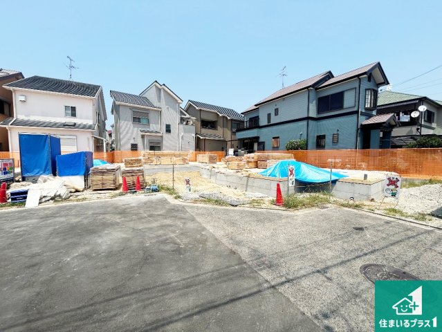 高石市東羽衣　新築一戸建ての外観|現在の進捗状況です！順調に作業進行中、完成が待ち遠しいです！詳細の間取り等、お気軽にお問い合わせください！