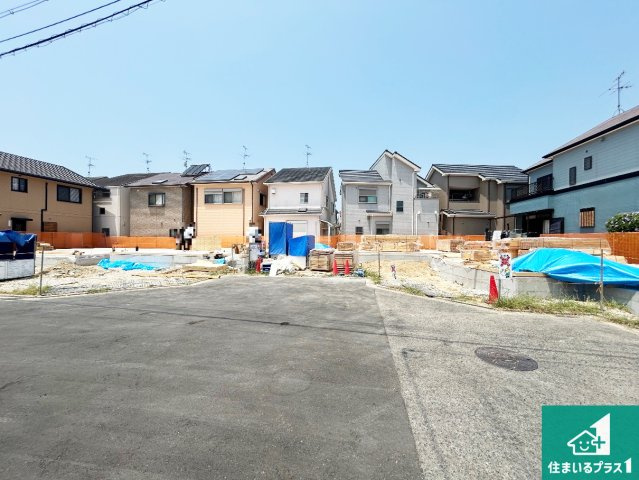 高石市東羽衣　新築一戸建ての外観|現在の進捗状況です！順調に作業進行中、完成が待ち遠しいです！詳細の間取り等、お気軽にお問い合わせください！