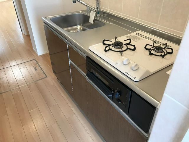 （仮称）吹田市新芦屋新築アパートのキッチン