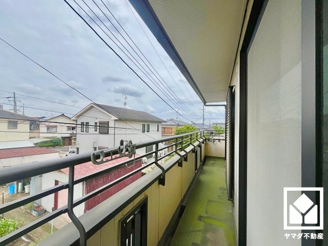 城陽市久世南垣内のバルコニー